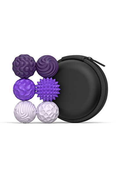 Choice3 Purple-6pcs Silicone Magnetic Balls Fidget Toys for Adults Stress Bal...