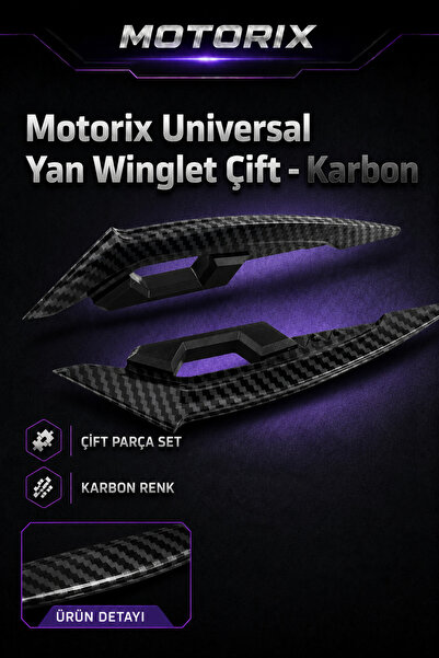 Universal Yan Winglet Çift - Karbon