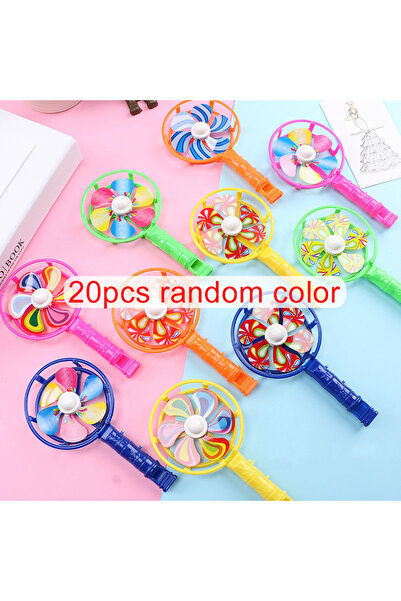 choice2 20pcs 5/10/20pcs Mini Whistle Windmill Plastic Windmill Noise Produci...