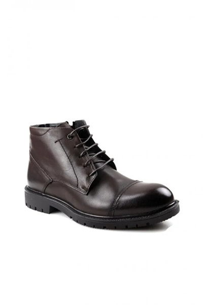 JAMES FRANCO Genuine Leather Men's Black Boots - 430 Model