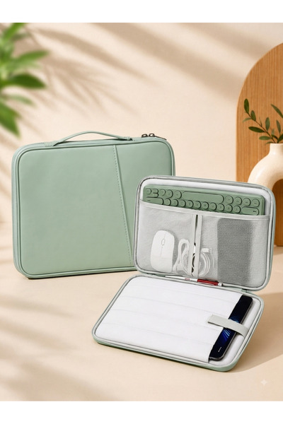 Fidanx Ipad MatePad Notebook Samsung Tablet Kılıfı 11'' Uyumlu Taşıma Çantası