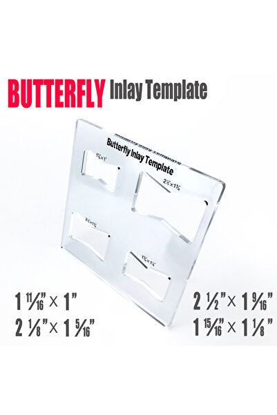 Choice as the picture shown Butterfly Inlay Template Professional Decorative ...