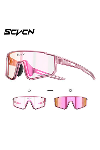 Choice15 Photochromic-PINK-08 SCVCN Kids Polarized Cycling Sunglasses Sports ...