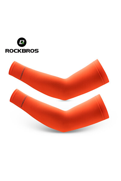 ROCKBROS One Size XT9002OR Ice Silk Bicycle Sleeves Summer Breathable Cycling...