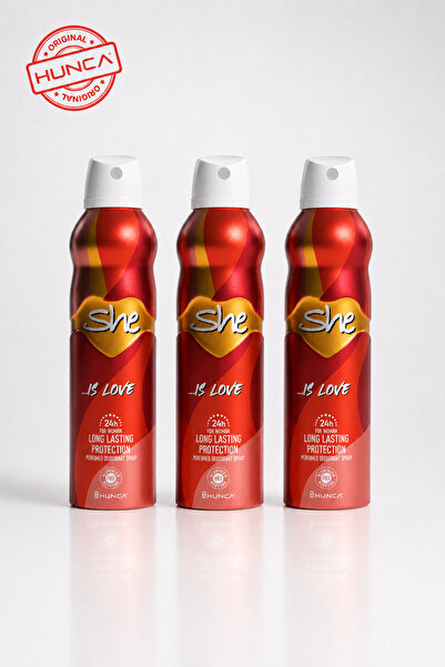 She Deodorant For Women Is Love 150ml X 3 Adet