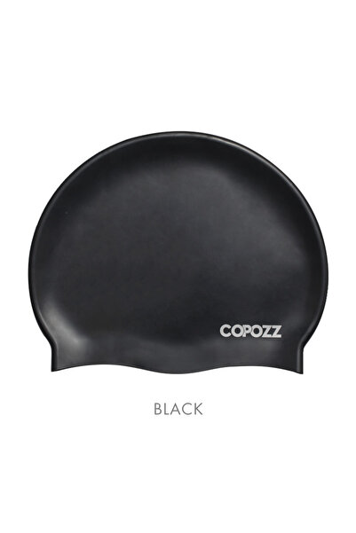 Choice Black Copozz Men Elastic Swimming Hat Large Size Swimming Wear Profess...