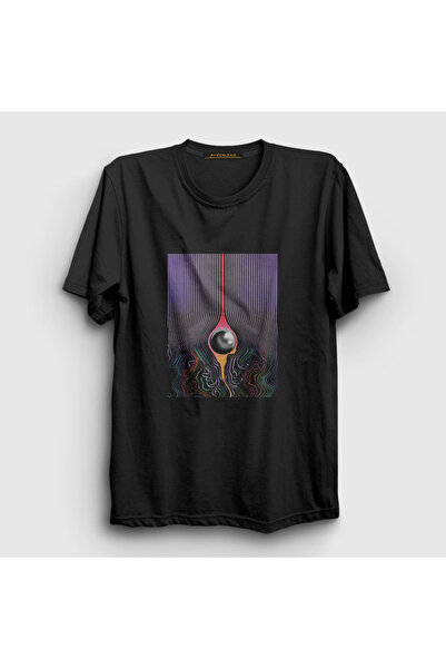 Presmono Unisex Black Currents Tame Impala T-Shirt 377813Tt