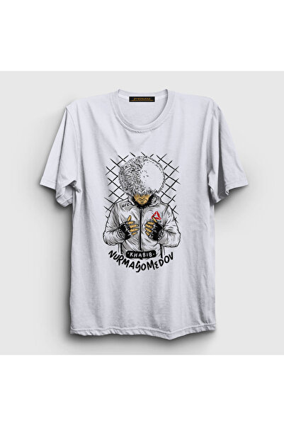 Presmono Unisex White Pray Ufc Khabib Nurmagomedov T-Shirt 312581Tt