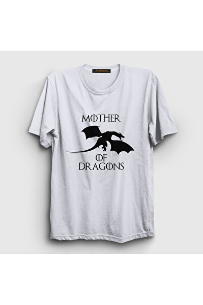 Presmono Unisex White Mother Of Dragons Game Of Thrones T-shirt192680tt