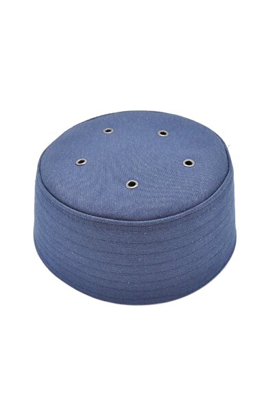 Tahir Perforated Mold Prayer Skullcap with Rivets