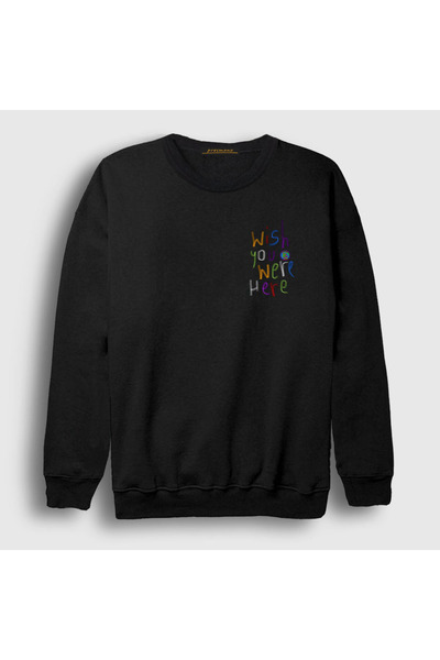 Presmono Unisex Black Here Astroworld Travis Scott Sweatshirt 42589tt