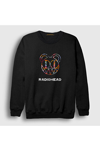 Presmono Radiohead unisex crna majica sa logotipom V2 - 104067tt