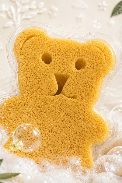 Dermolive Sponge Toy Herbal Bath Soap Teddy Bear 120 g