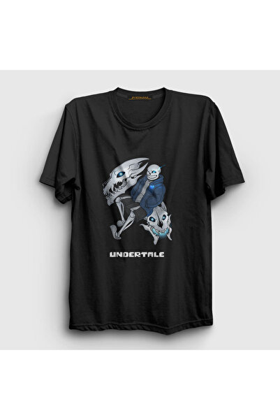 Presmono Unisex Undertale Gaster Blaster Black T-shirt - 32138tt
