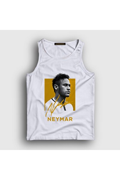 Presmono Unisex White Signature Neymar Football Soccer Athlete 615803Tt