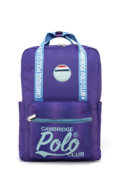 Cambridge Polo Club حقيبة مدرسية للأطفال متعددة الأقسام من أمريكان شيك للجنسين