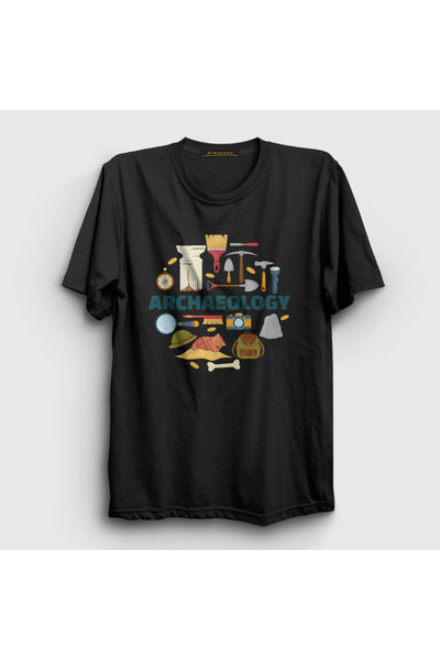 Presmono Unisex crni arheološki poklon za arheologa T-shirt 541438tt