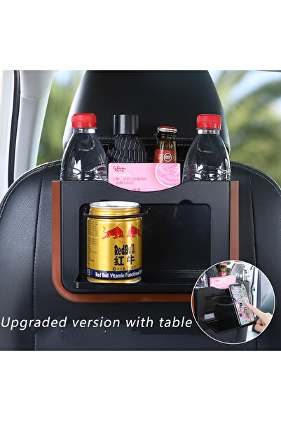 Choice1 Upgrade Black Car Trash Can Organizer Net For Storage Bag Auto Pocket...