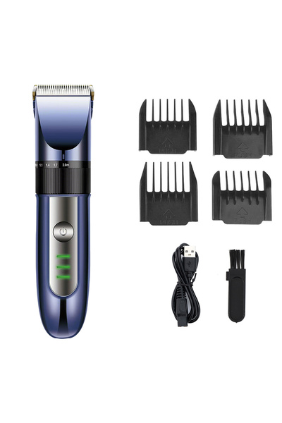Choice Blue Men's electric hair clipper, USB charging, including a variety of...