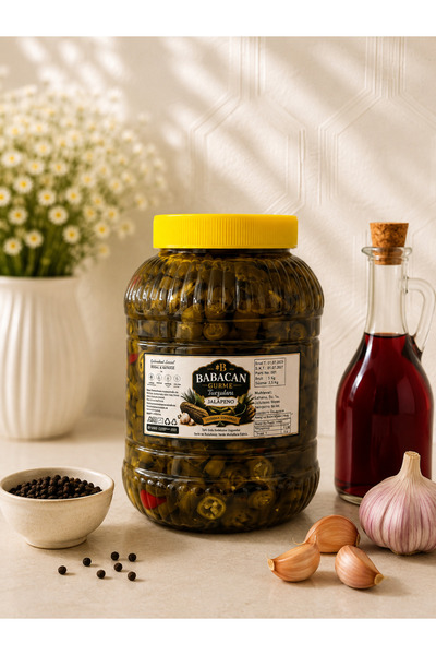 Jalapeno Biber Turşusu 5Kg | Gurme Meze Lezzeti