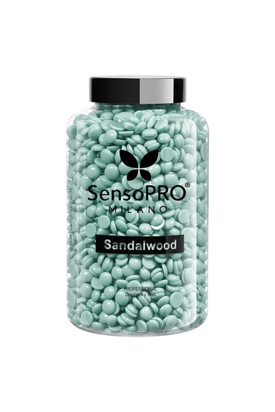 SensoPRO Milano Ceară depilatoare elastică profesională cu lemn de santal, 400 g