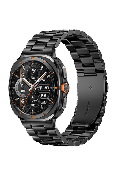 Casey Studios Samsung Galaxy Watch Ultra Metal Strap, with Links, Premium, St...