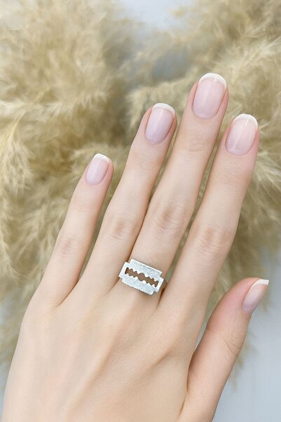 Herşey Nota Razor Model Adjustable Size Men's and Women's Ring – Bold and Sty...