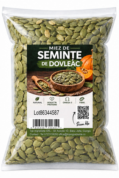 Top Ingrediente Miez Crud Seminte Dovleac - 1kg