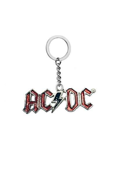 Herşey Nota Μπρελόκ AC/DC – Μεταλλικό σχέδιο με αλυσίδα, αξεσουάρ ροκ μουσική...