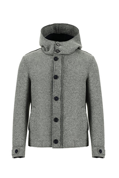 Abdullah Kiğılı Hooded Wool Coat