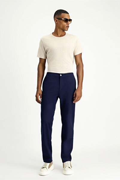 Kiğılı Regular Fit Standard Cut Lycra Canvas / Chino Trousers