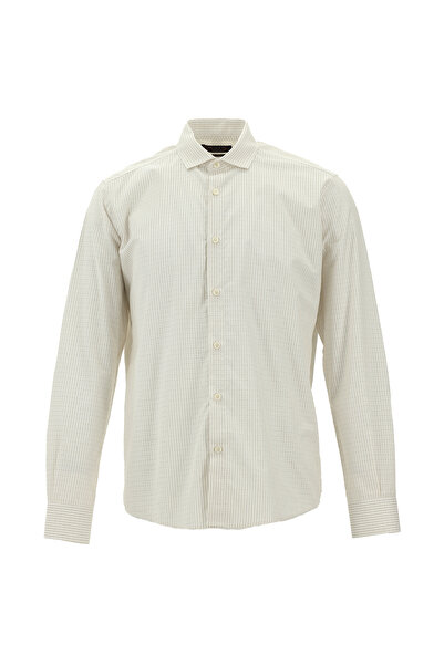 Abdullah Kiğılı Cămașă cu mânecă lungă, slim fit, cu dungi