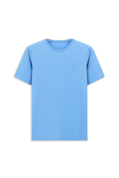 Kiğılı Tricou din bumbac, slim, cu decolteu, slim fit