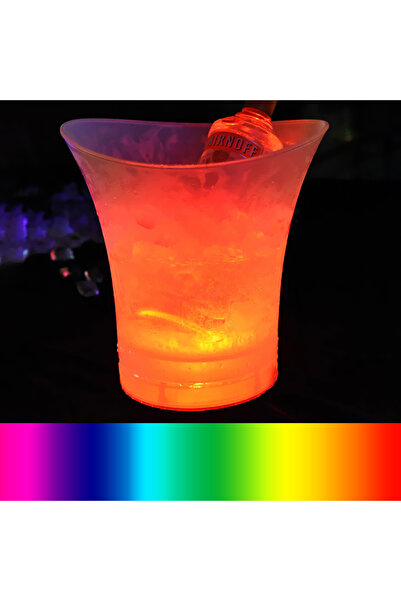 Choice Colorful Champagne Beer Bucket 5L LED Light Up New Waterproof Plastic ...
