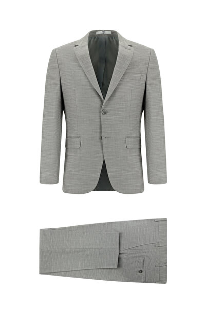 Kiğılı 7 Drop Slim Fit Dar Kesim Desenli Takım Elbise