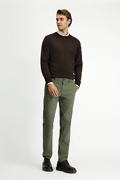 Kiğılı Slim Fit Slim Fit Lycra Canvas / Chino Trousers
