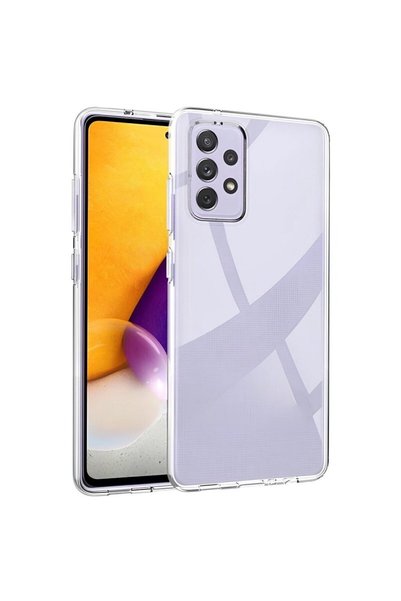 PiyasaSepeti Case for Samsung Galaxy A52 Premium Silicone Transparent