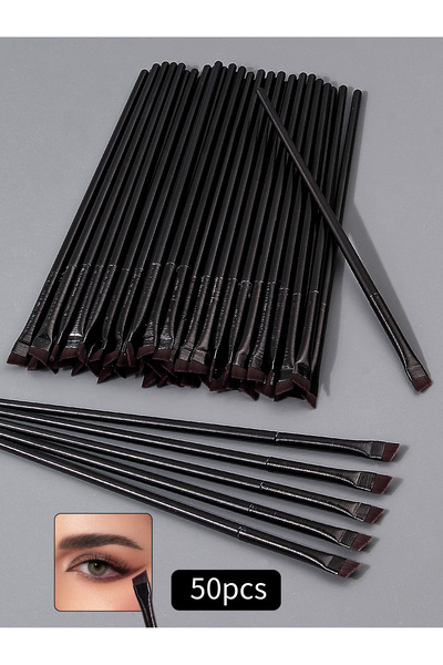 Choice black Disposable Eye Makeup Brush 50 Diagonal Eyeliner Brush Eyeshadow...