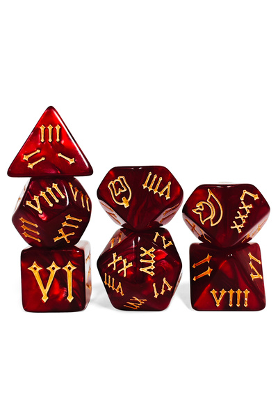 Choice3 HSP33 7Pcs/set Roman Armor Dice Set for Dungeons and Dragons Games RP...