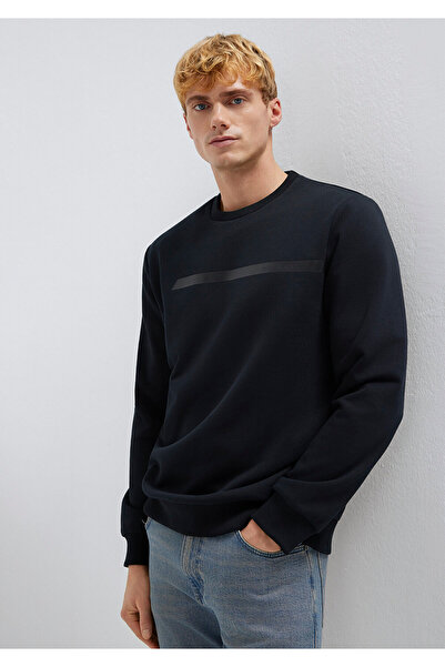 Mavi Black Crew Neck Black Sweatshirt 0S10528-900
