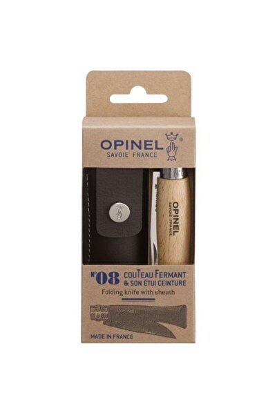 Opinel Oțel inoxidabil nr. 08 + teacă