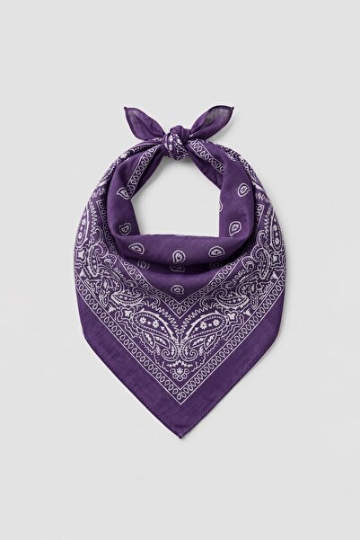 ablukaonline Ουνισέξ Μπαντάνα με έθνικ σχέδια, μωβ