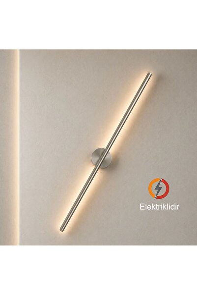 Betül Home Design Modern Dekoratif Elektrikli KROM KAPLAMALI Led Duvar Aplik ...