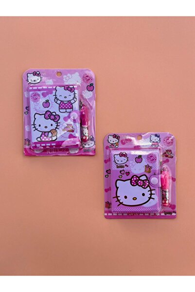 YEŞİL KIRTASİYE Hello Kitty Mini Kalemli Not Defteri Bloknot 1 adet