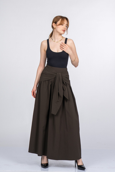 MissVina Φούστα Alora από ύφασμα αλεξίπτωτου με λεπτομέρεια δεσίματος