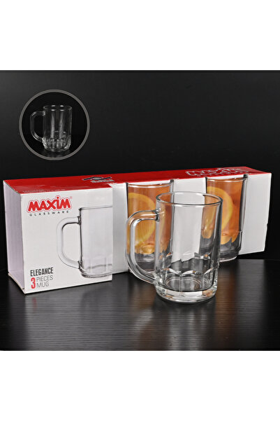 Generic Set of Transparent Glass Glasses, 4 Pieces, 305 ml