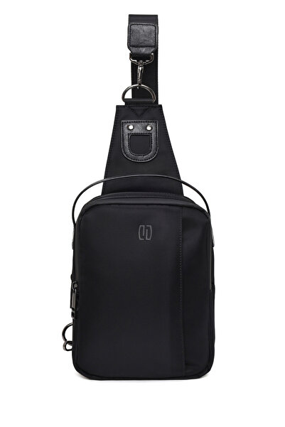 Derimod Ανδρική τσάντα χιαστί σε μαύρο χρώμα 26SBD30056F