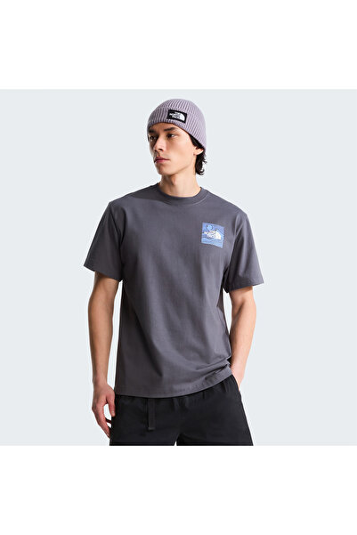 THE NORTH FACE M Mountaın Escape Ανδρικό Χαλαρό Κοντομάνικο Μπλουζάκι Γκρι Nf...