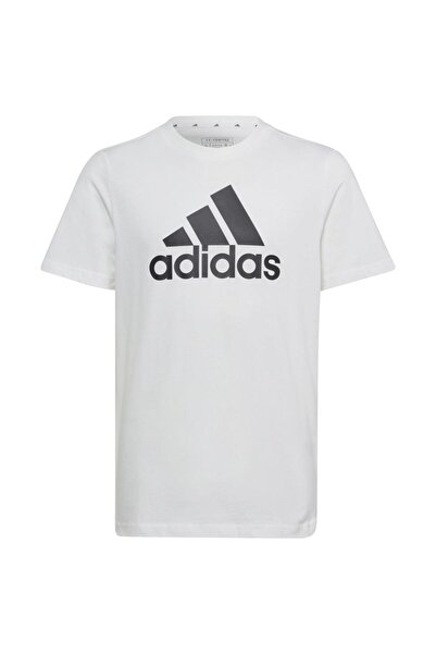adidas Tricou pentru copii cu mânecă scurtă U Essentials, cu logo mare, din b...