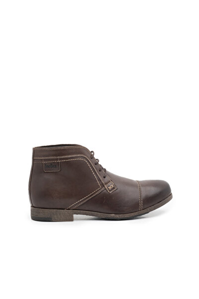 UrbanShoes Ghete bărbați din piele naturală, Leofex -870 Maro Box
